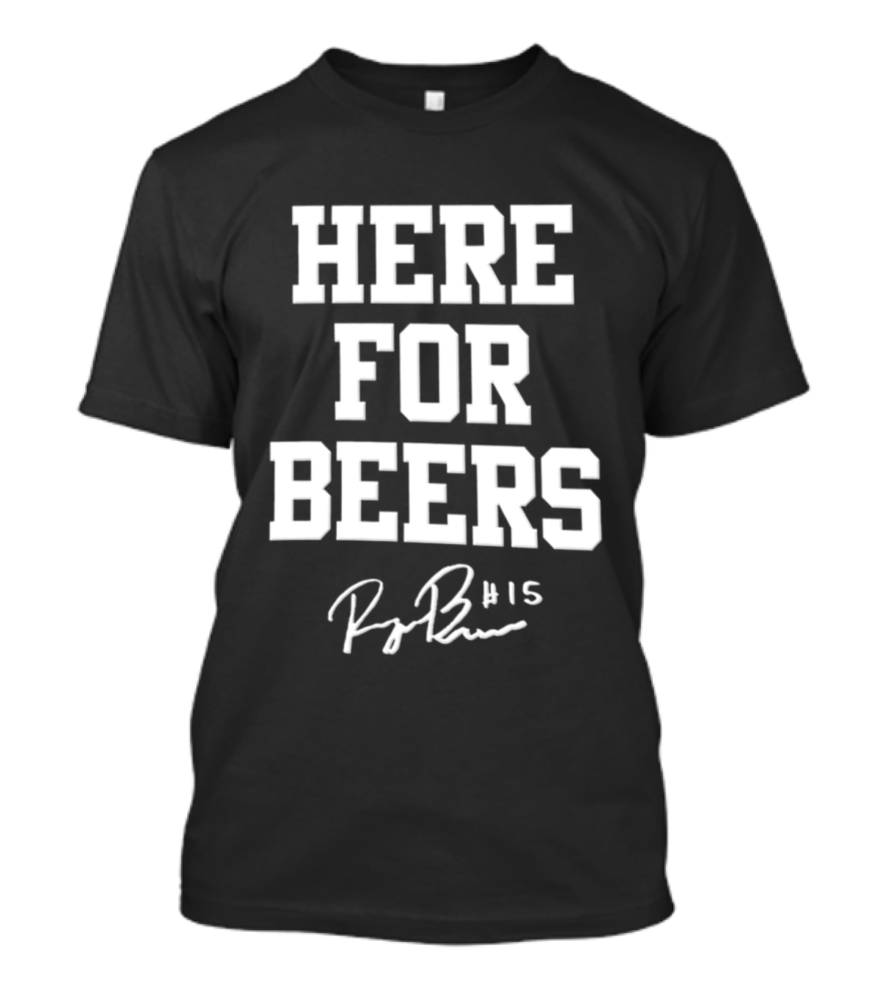Raegan Beers Oklahoma Sooners Crimson Here For Beers Signature T-Shirt