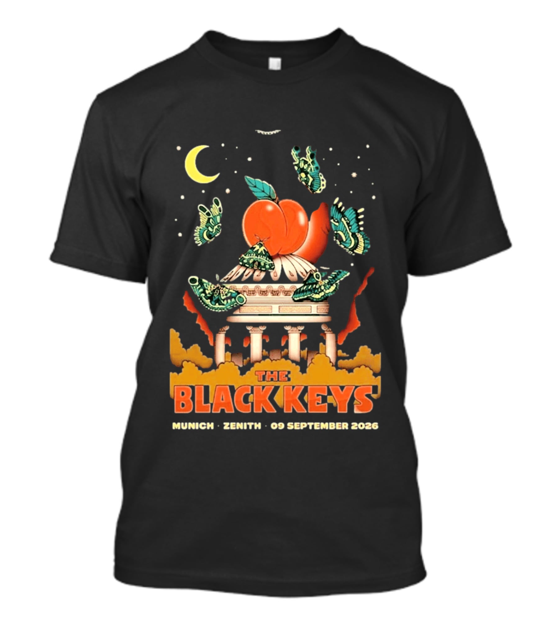 The Black Keys Peaches N Kream World Tour Munich Zenith September 2026 T-Shirt