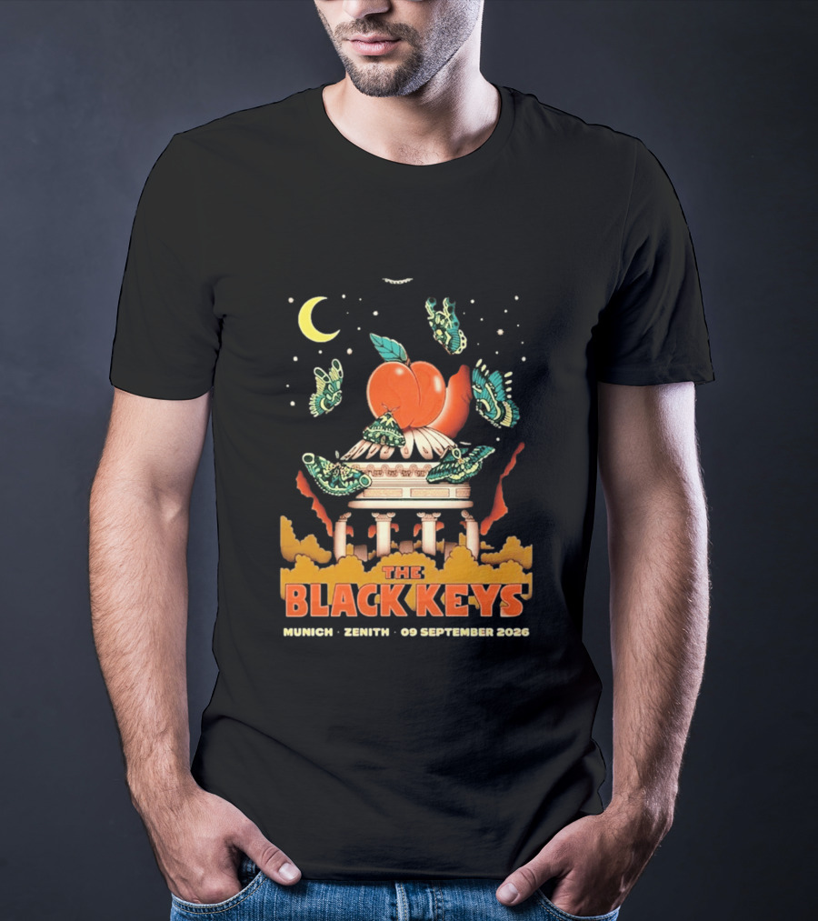 The Black Keys Peaches N Kream World Tour Munich Zenith September 2026 T-Shirt