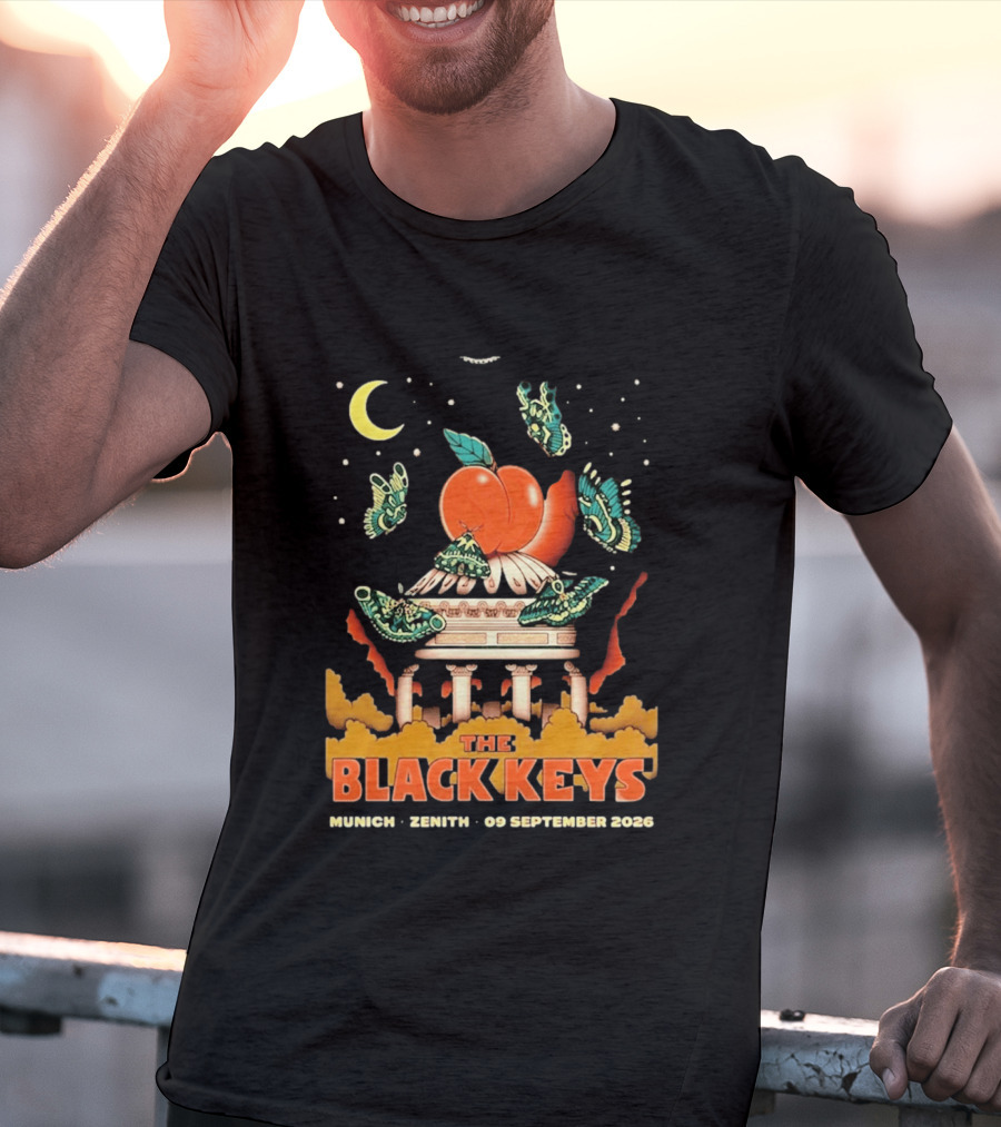 The Black Keys Peaches N Kream World Tour Munich Zenith September 2026 T-Shirt