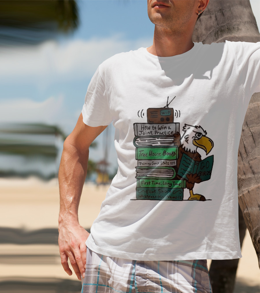 How To Win A Joint Practice Eliot Short Cartoon Eagle Go Birds Tree House Books T-Shirt