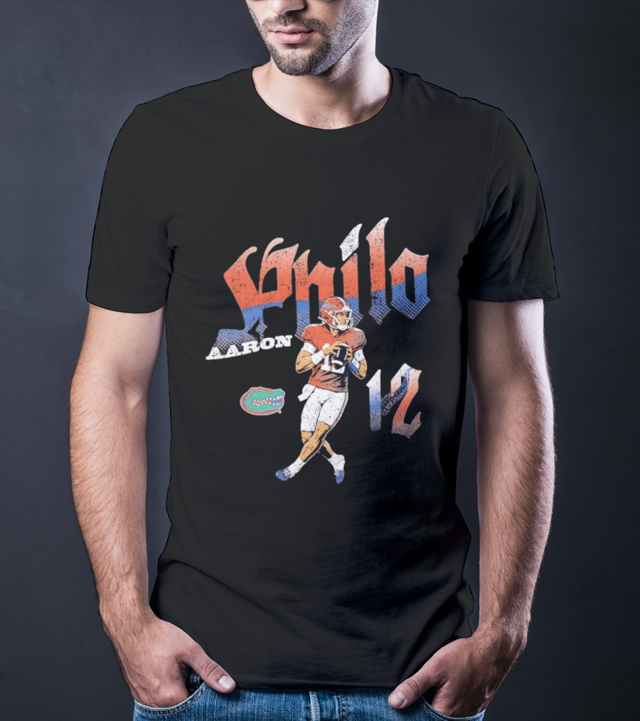 Aaron Philo No 12 Florida Gators Football Player T-Shirt