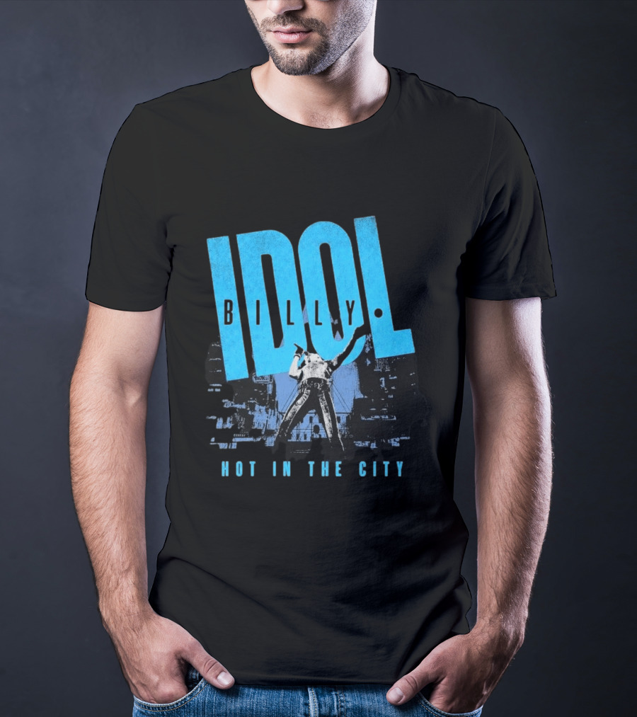 Billy Idol Hot In The City Las Vegas Show 2026 T-Shirt