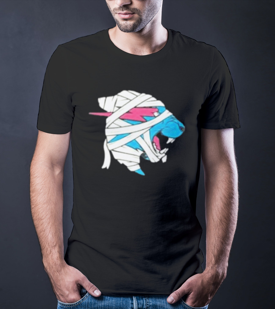 Mrbeast Mummy Panther Wrapped Beast Head T-Shirt