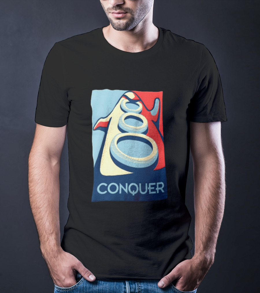 Conquer Penguin Three Rings T-Shirt