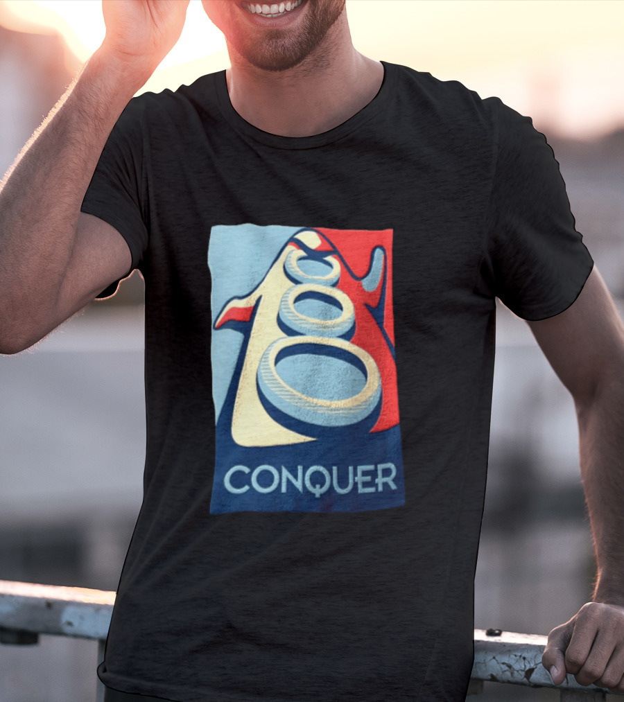 Conquer Penguin Three Rings T-Shirt