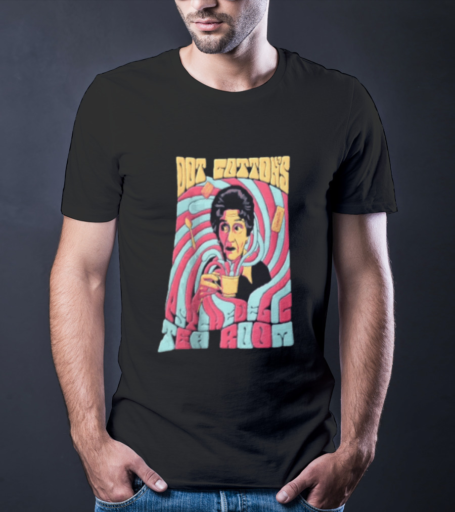 Dot Cotton's Psychedelic Tea Room Eastenders Retro Swirl T-Shirt