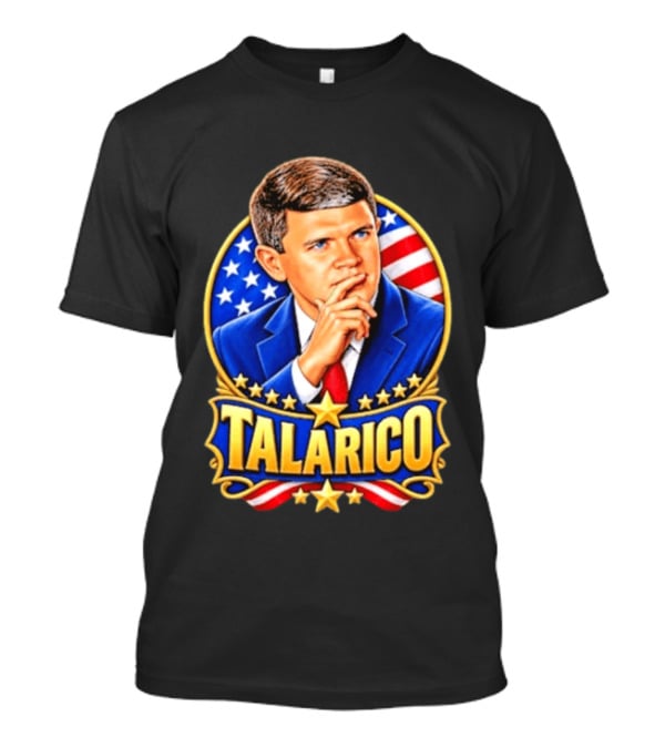 Talarico Presidential Style With American Flag T-Shirt