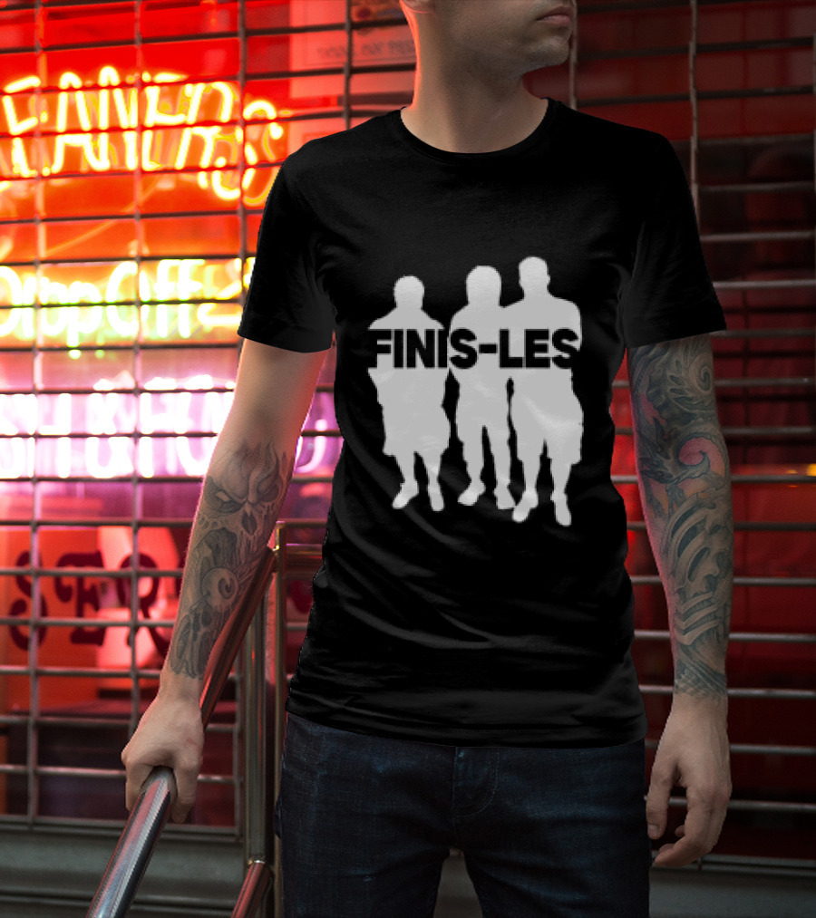 La Feve Store Finis Les Bold Figures White Silhouette Group T-Shirt