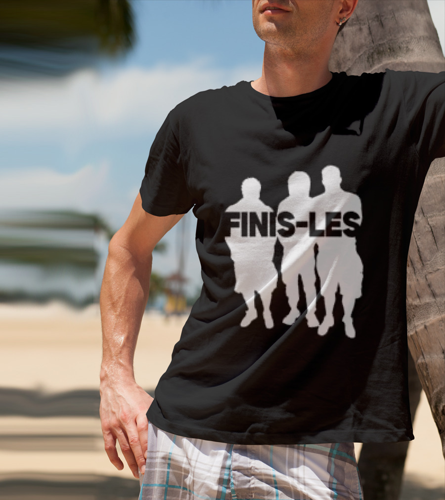 La Feve Store Finis Les Bold Figures White Silhouette Group T-Shirt