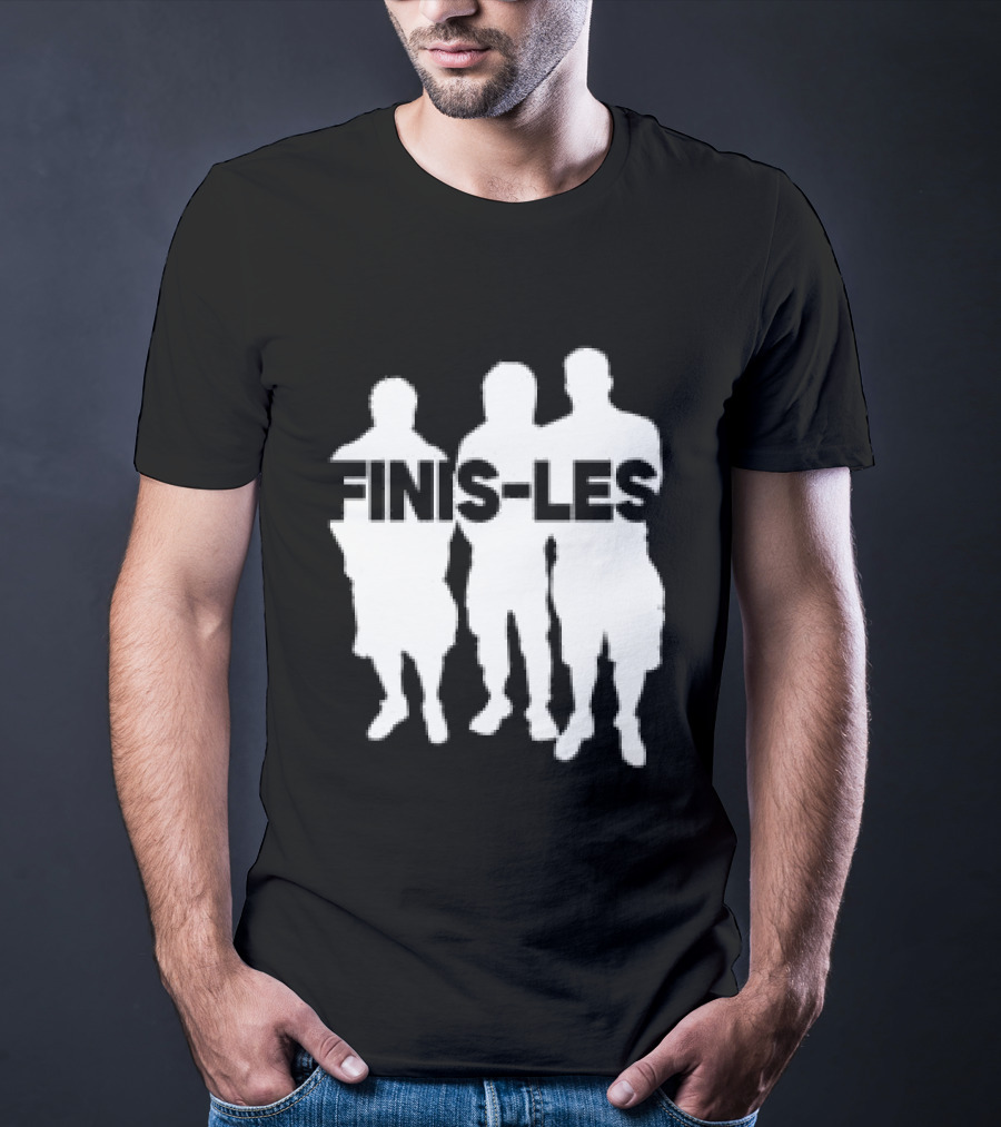 La Feve Store Finis Les Bold Figures White Silhouette Group T-Shirt