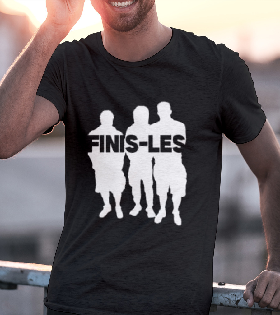 La Feve Store Finis Les Bold Figures White Silhouette Group T-Shirt