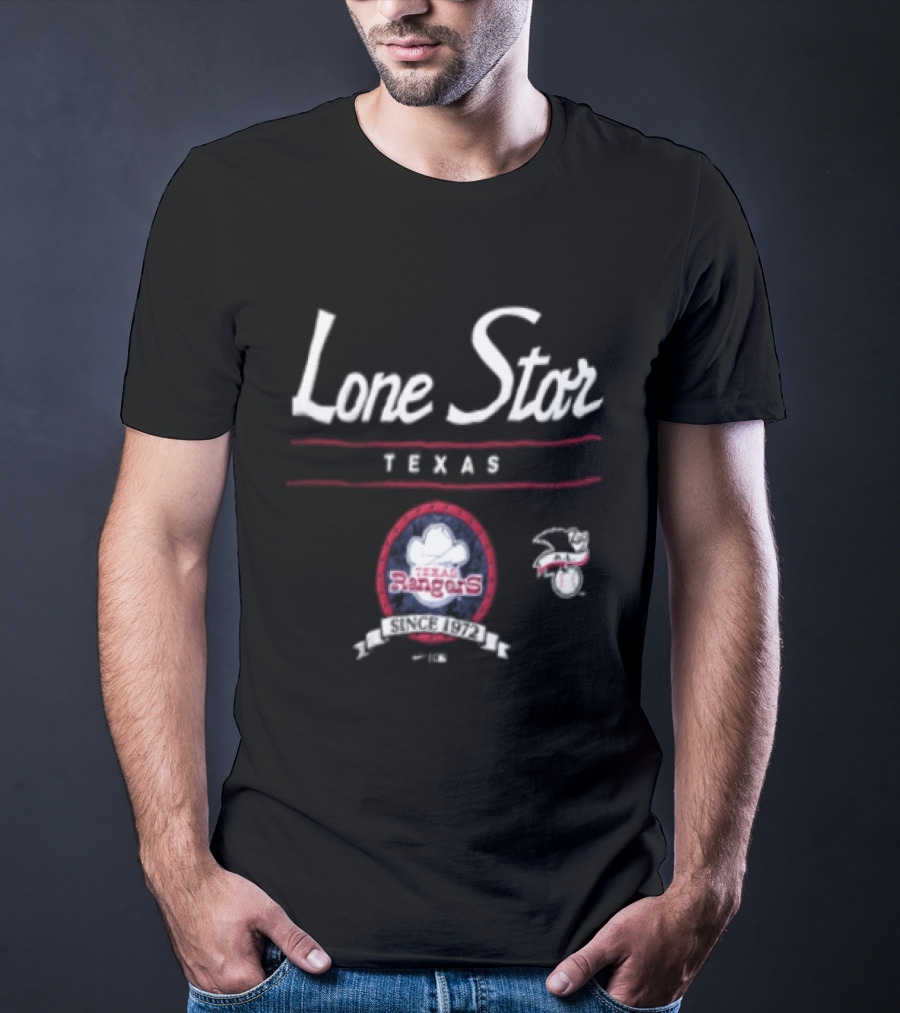 Texas Lone Star Texas Rangers Since 1972 AL MLB T-Shirt