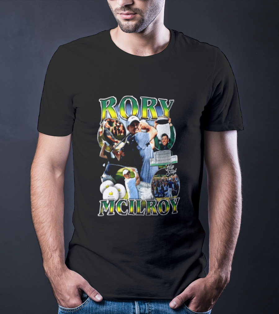Rory McIlroy Flip The Script Golf Masters Tournament Highlights And Victories T-Shirt