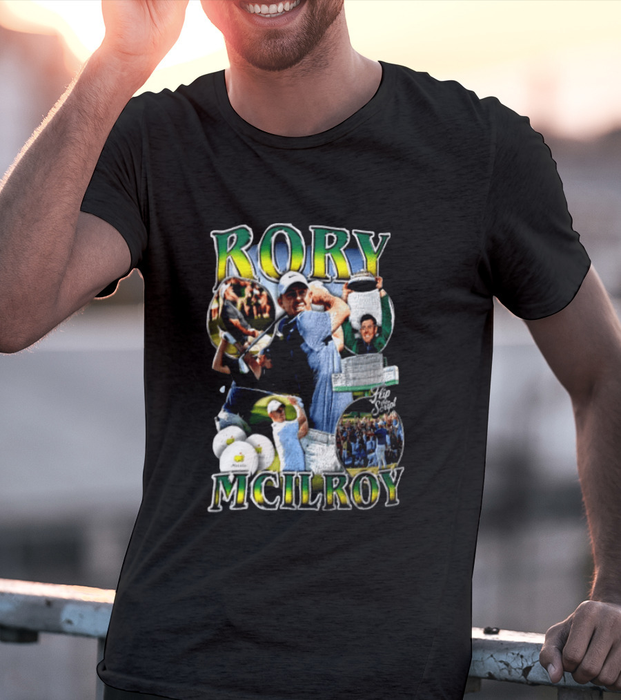 Rory McIlroy Flip The Script Golf Masters Tournament Highlights And Victories T-Shirt