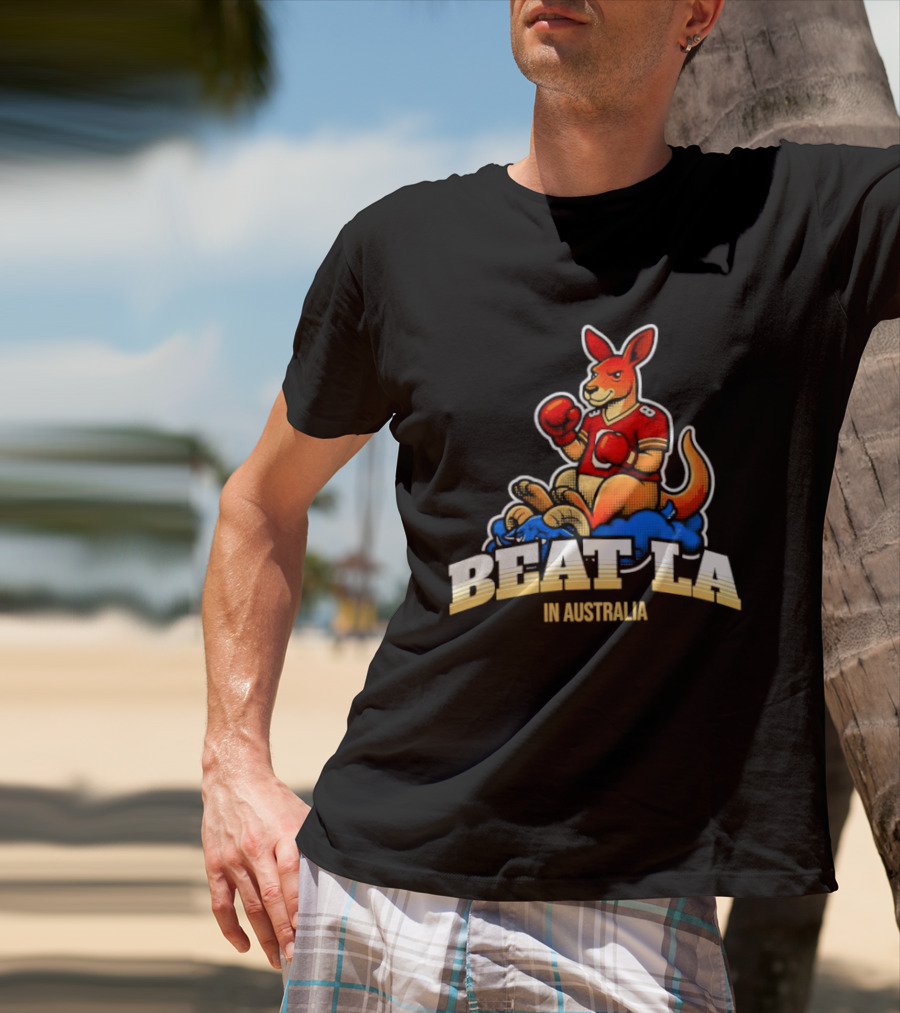 San Francisco 49ers Beat LA Kangaroo In Australia T-Shirt