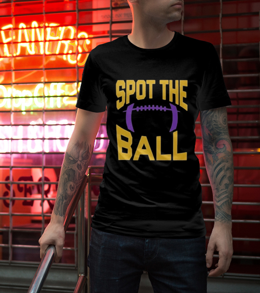 Spot The Ball Football Enthusiast Game Challenge T-Shirt