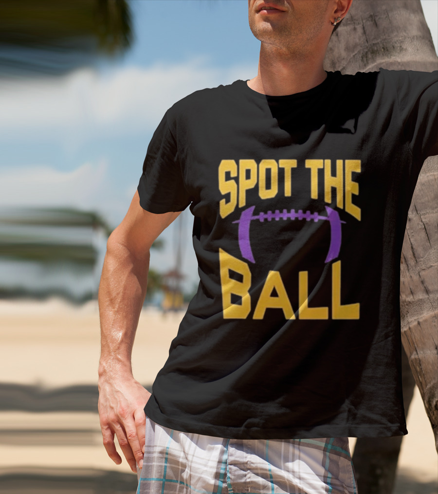 Spot The Ball Football Enthusiast Game Challenge T-Shirt