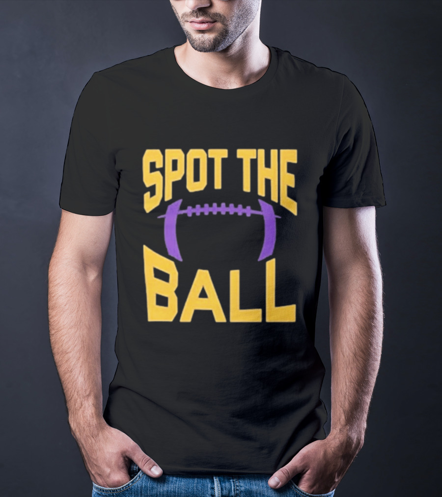 Spot The Ball Football Enthusiast Game Challenge T-Shirt