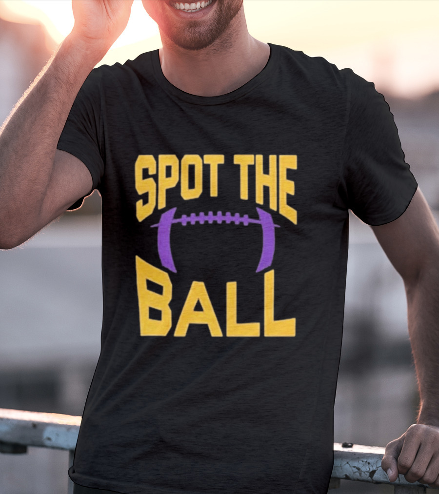 Spot The Ball Football Enthusiast Game Challenge T-Shirt