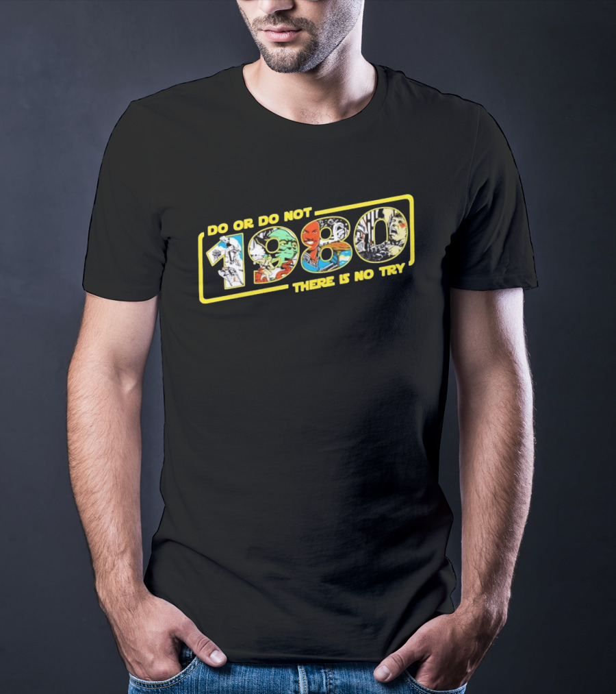 Star Wars Do Or Do Not 1980 There Is No Try Collage T-Shirt