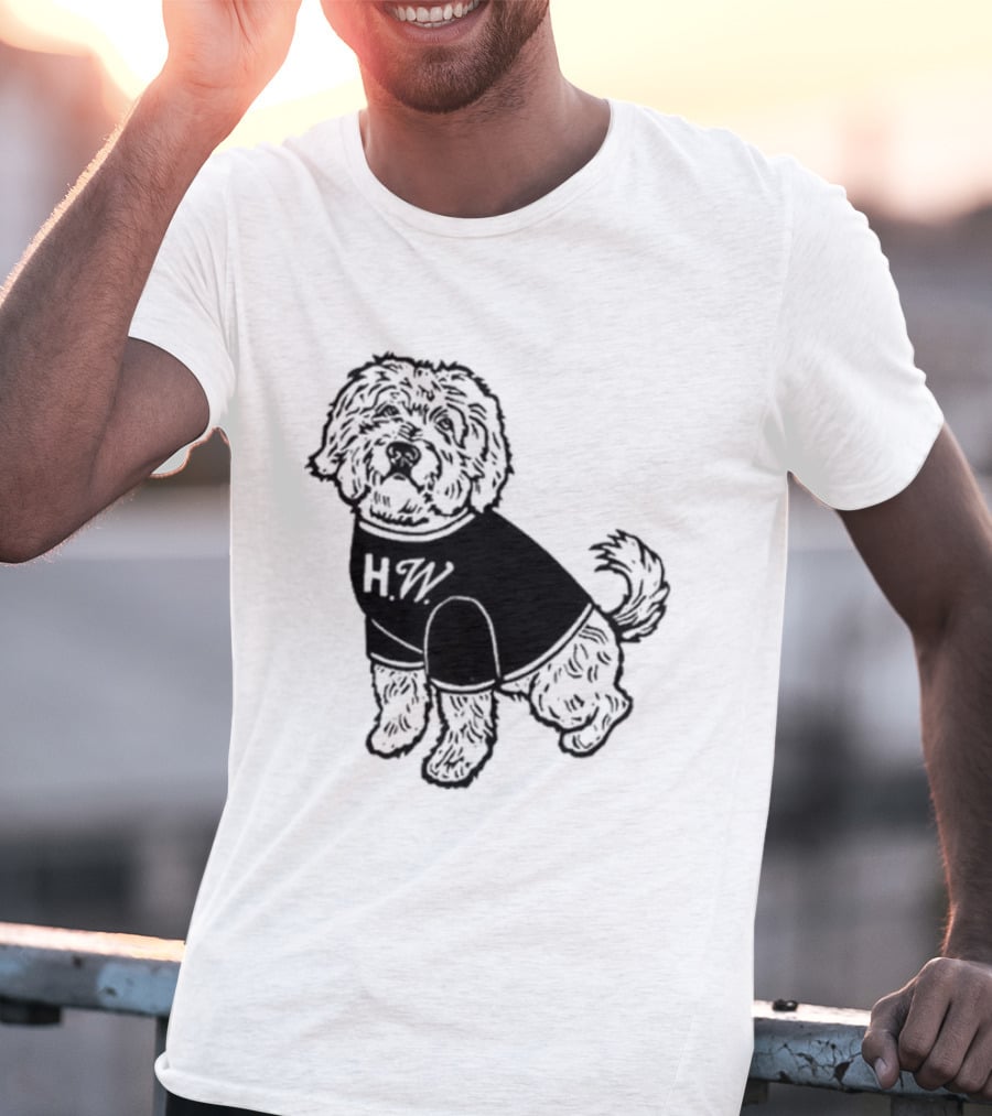Hayley Williams Alf Raglan Dog Wearing T-Shirt