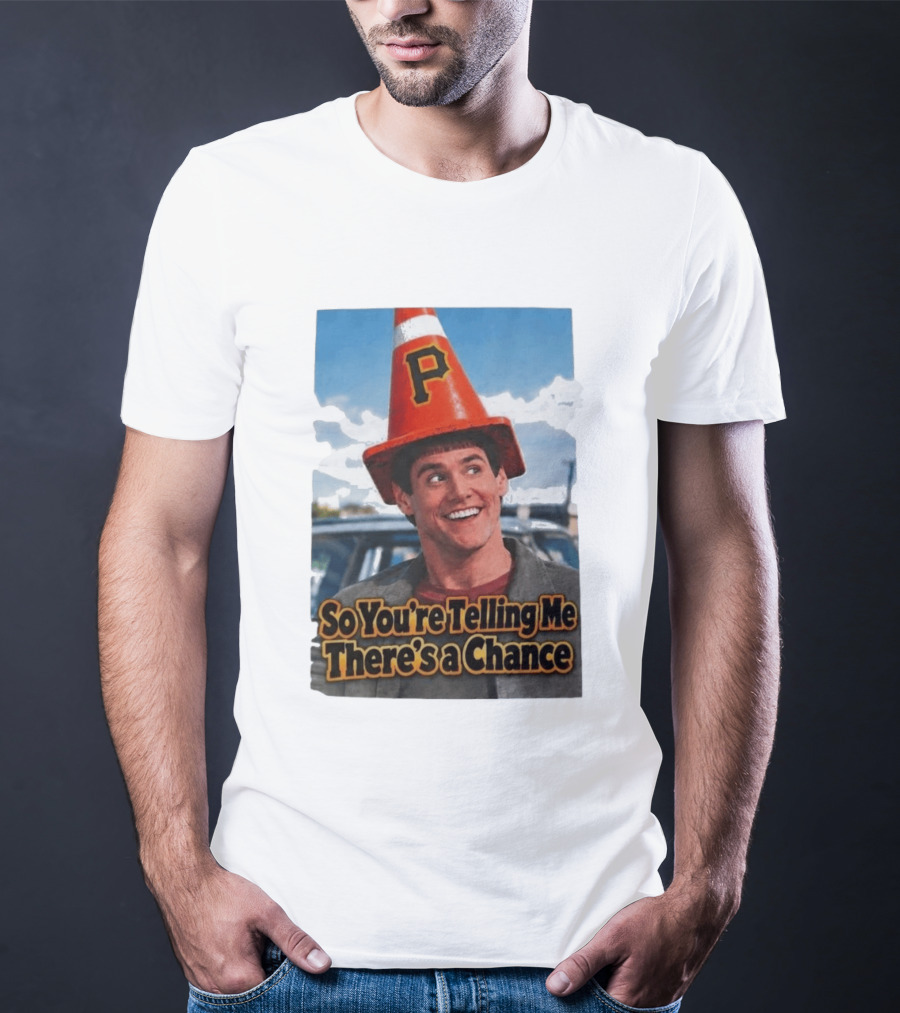 Jim Carrey Cone Hat P So You're Telling Me There's A Chance T-Shirt
