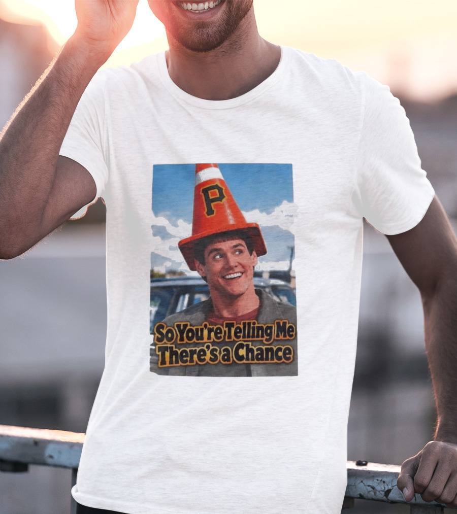 Jim Carrey Cone Hat P So You're Telling Me There's A Chance T-Shirt