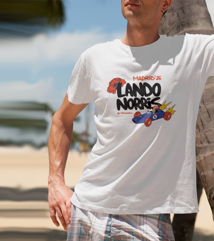 Maddio's Lando Norris Racing Car T-Shirt