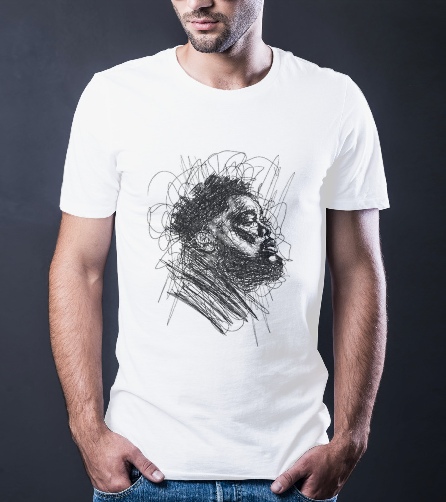Rod Wave Dont Look Down Tour 2026 Hand Drawn Sketch T-Shirt