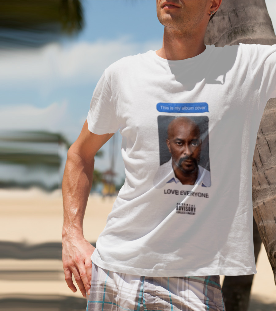This Is My Album Cover Love Everyone Parental Advisory Explicit Content T-Shirt