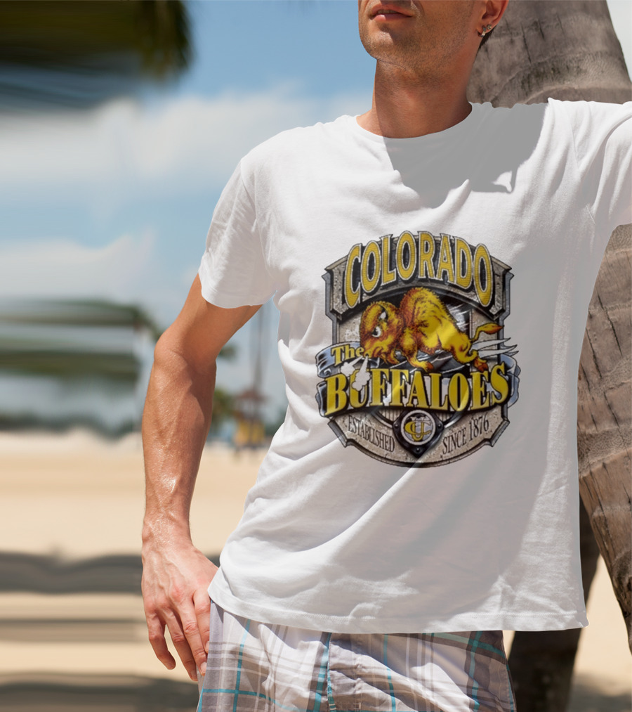Colorado Buffaloes CU The Buffaloes Established Since 1876 T-Shirt