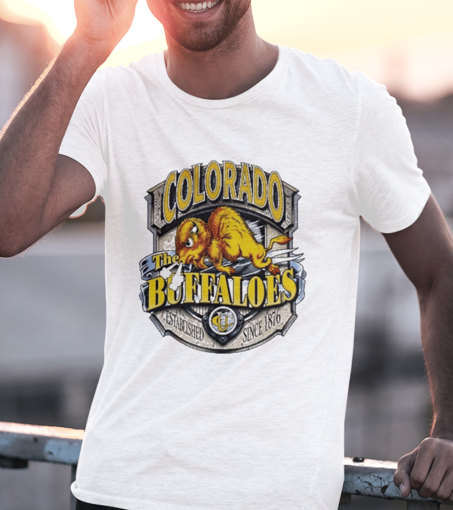 Colorado Buffaloes CU The Buffaloes Established Since 1876 T-Shirt