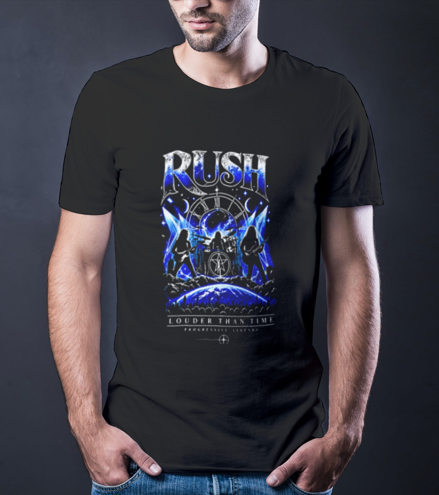 Rush Louder Than Time Closer To The Stars Progressive Legends T-Shirt