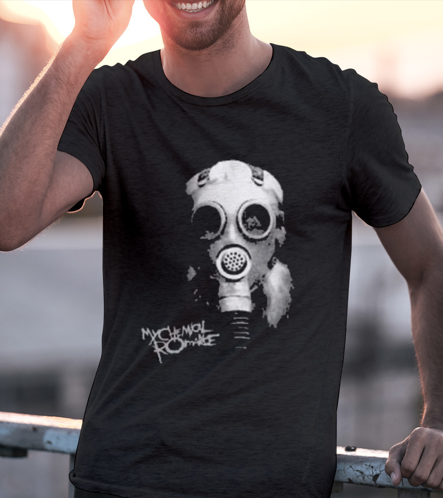 My Chemical Romance Gas Mask Mother War We're Damned Afterall T-Shirt
