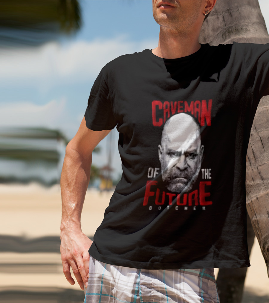 Caveman Of The Future Butcher Iconic Face T-Shirt