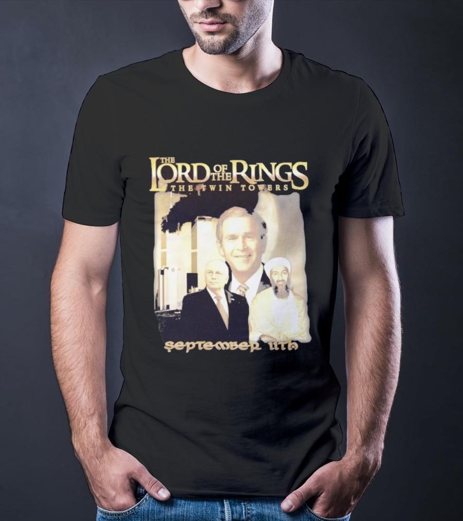 The Lord Of The Rings The Twin Towers September 11th T-Shirt