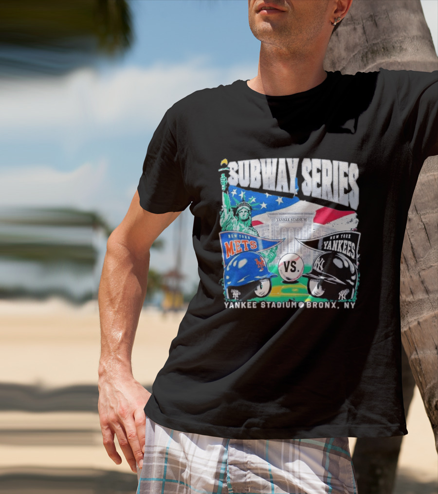 Yankee Stadium Bronx NY New York Mets Yankees Subway Series 2026 T-Shirt