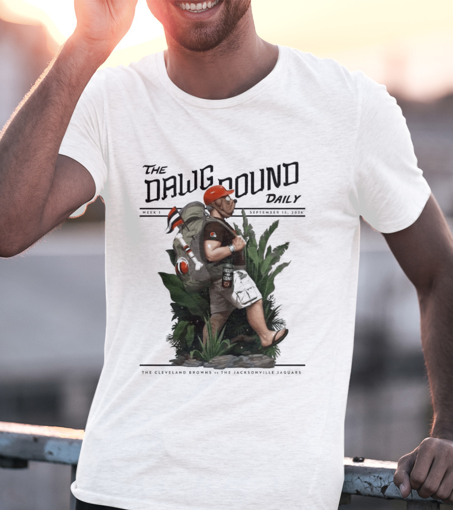 The Dawg Pound Daily September 13 2026 Cleveland Browns Vs Jacksonville Jaguars Week 1 T-Shirt
