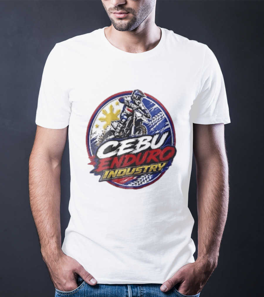 Cebu Enduro Industry Motocross Rider Dirt Bike Philippine Sun Adventure T-Shirt