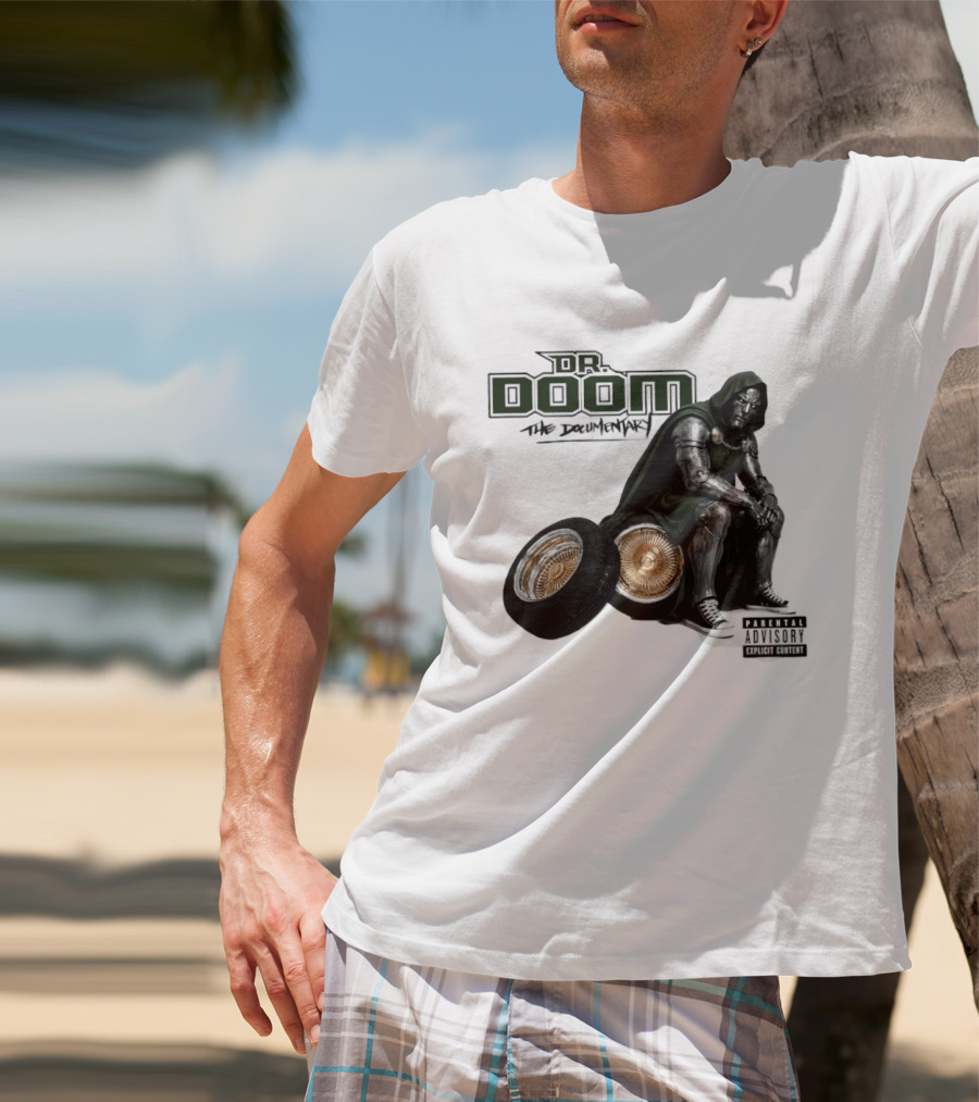 Dr Doom The Documentary Marvel Hip Hop Parental Advisory T-Shirt