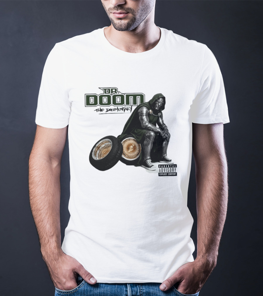Dr Doom The Documentary Marvel Hip Hop Parental Advisory T-Shirt