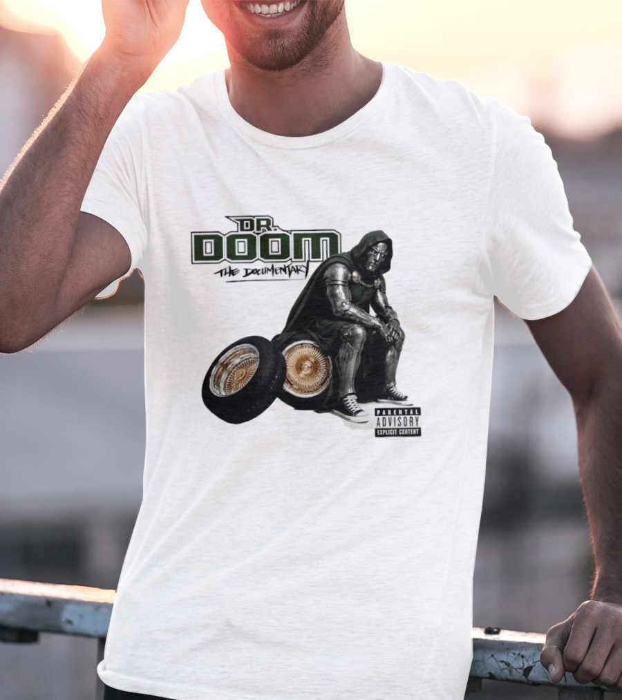 Dr Doom The Documentary Marvel Hip Hop Parental Advisory T-Shirt