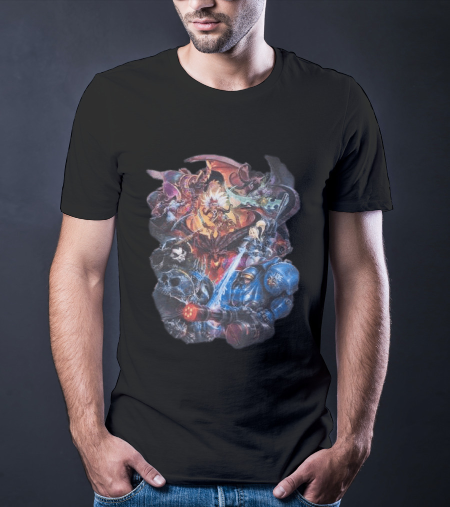 Blizzard Store Heroes Of The Storm Characters Mineral Wash T-Shirt