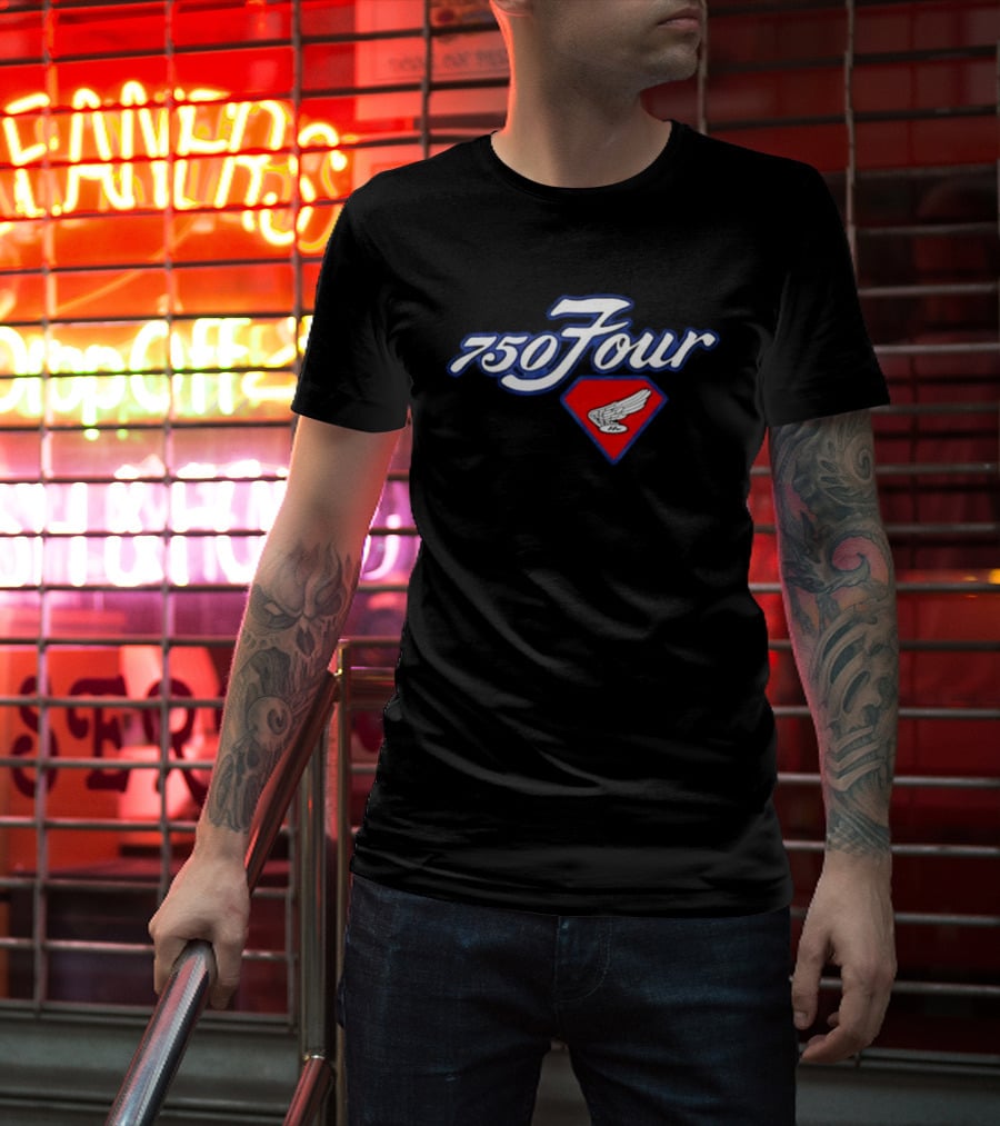 750 Four Honda Classic Red T-Shirt