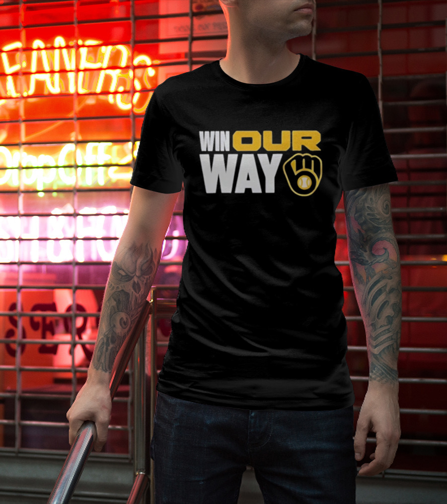Milwaukee Brewers 2026 Postseason Win Our Way Clinched T-Shirt