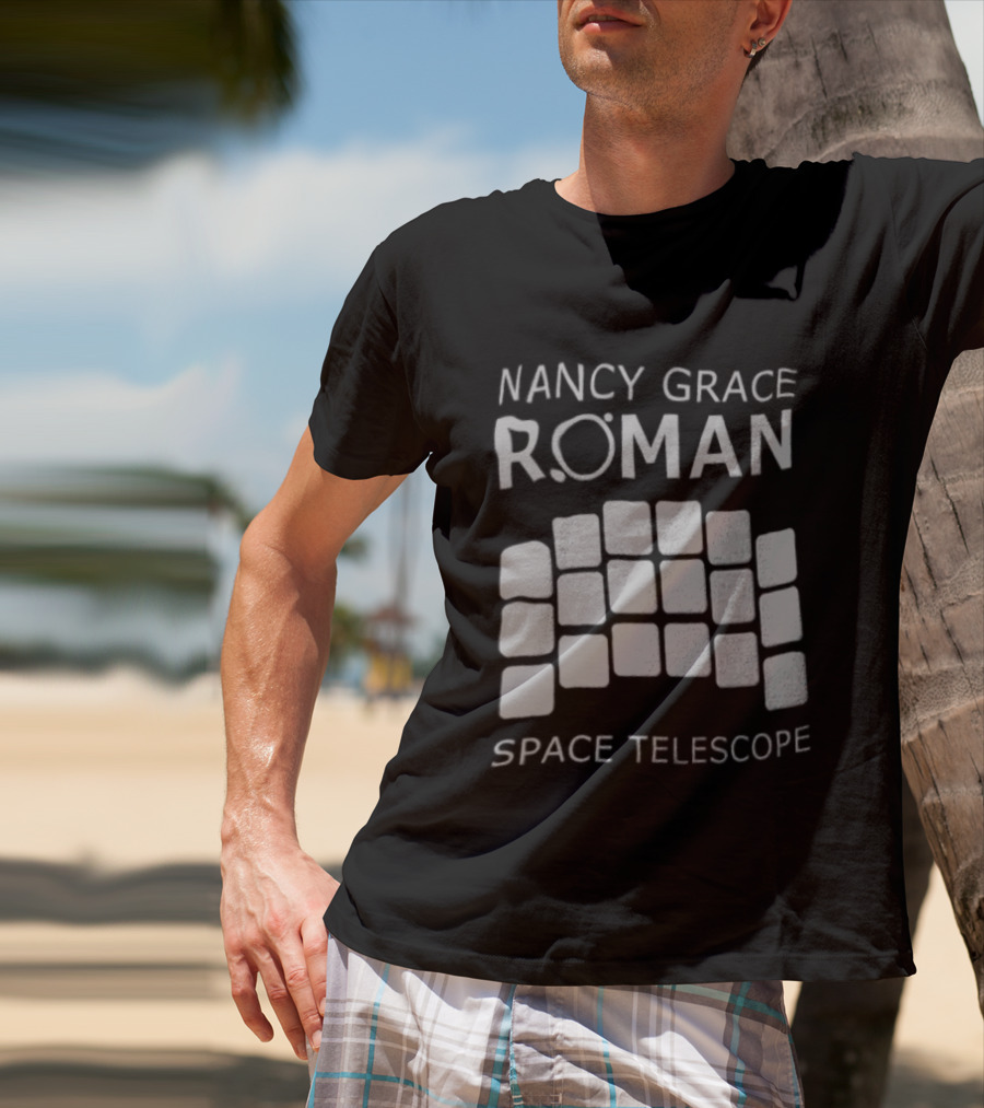 Nancy Grace Roman Space Telescope NASA Mission Square T-Shirt