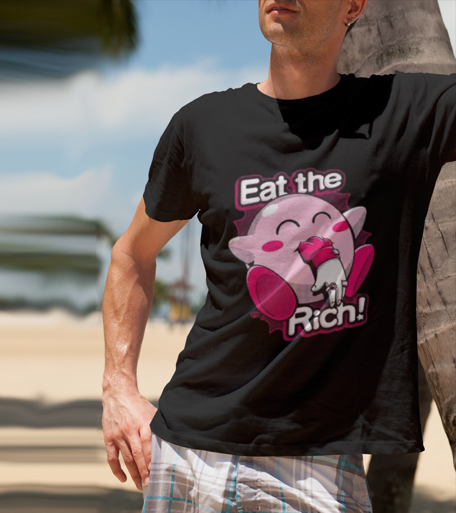 Punkwithacamera Store Eat The Rich Clay Graham Kirby Eating Hand T-Shirt
