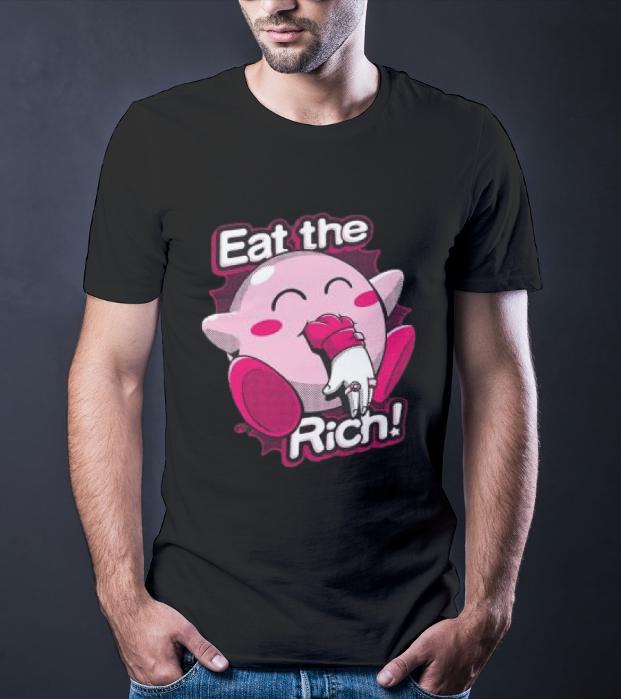Punkwithacamera Store Eat The Rich Clay Graham Kirby Eating Hand T-Shirt