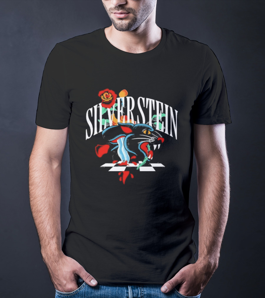 Silverstein Panther Floral Burst T-Shirt
